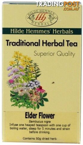 Hilde Hemmes Elder Flower 50gm - Hilde Hemmes Herbals - 9315915006131