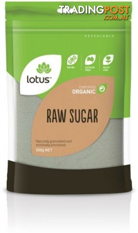 Lotus Organic Raw Sugar  500gm - Lotus - 9317127638568 - photo 1 of 1