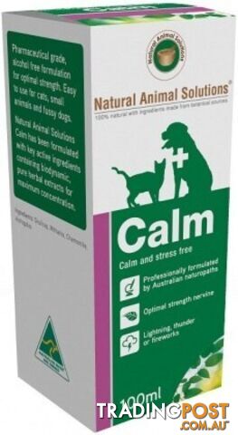 Natural Animal Solutions Calm 60caps - Natural Animal Solutions - 9341976000146