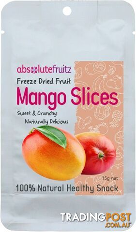 Absolutefruitz Freeze Dried Mango 15g - Absolutefruitz - 9334827002574