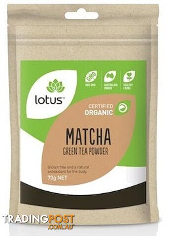Lotus Organic Premium Matcha Powder 70g - Lotus - 9317127007548