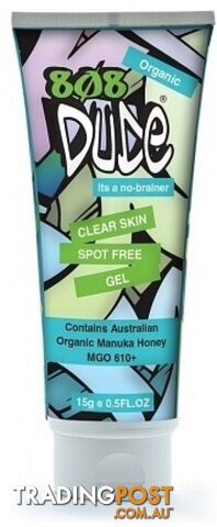 808 Dude Organic Clear Skin Spot Free Gel 20ml - 808 Dude - 9369999047429