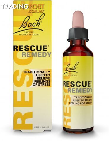 Bach Flower Rescue Remedy 20ml Drops - Bach Flower - 5000488202007