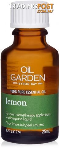 Oil Garden Lemon Pure Essential Oil 25ml - Oil Garden - 9318901200759