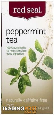 Red Seal Peppermint Tea 25Teabags - Red Seal - 9415991232179