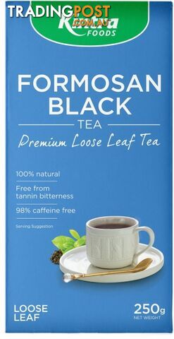 Kintra Foods Formosan Black Tea Loose Leaf 250g - Kintra Foods - 9341709000535