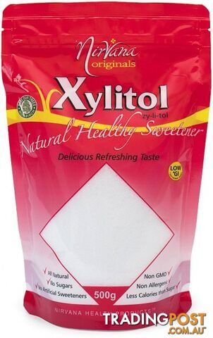 Nirvana Xylitol Stand Up Pouch 500g - Nirvana Organics - 9338196000049