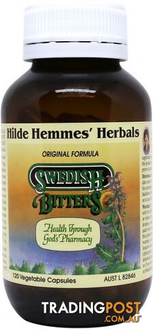 Hilde Hemmes Swedish Bitters 120caps - Hilde Hemmes Herbals - 9315915003918