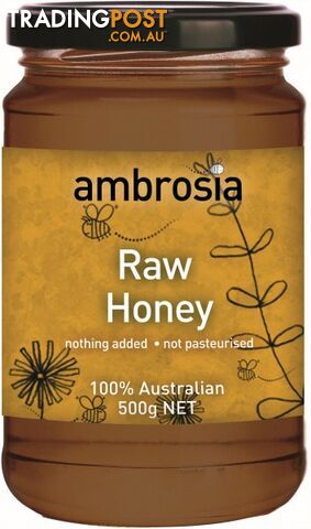 Ambrosia Honey Raw  500g - Ambrosia - 9327006000331