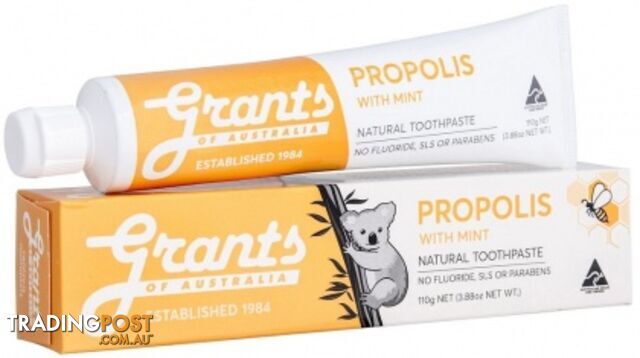 Grants Natural Toothpaste Propolis 110g - Grants - 9312812003102