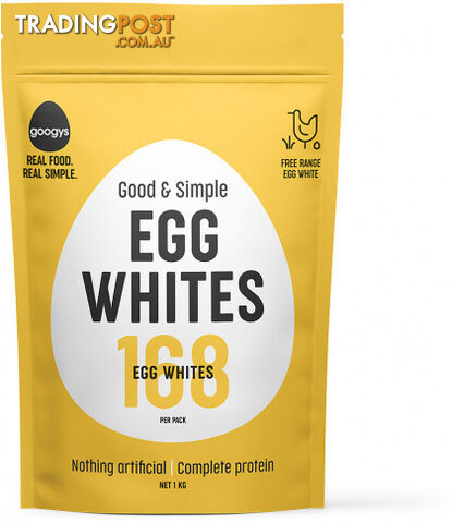 Googys Plain Egg Whites  1Kg - Googys - 799439774261