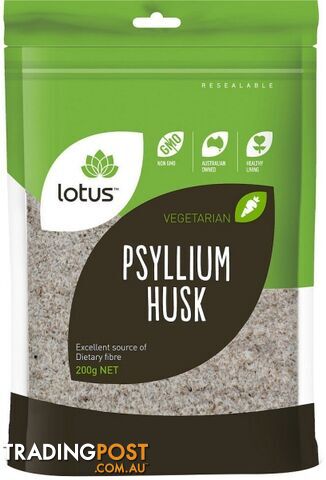 Lotus Psyllium Husk - 98% 200gm - Lotus - 9317127060222
