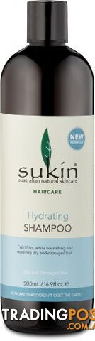 Sukin Hydrating Shampoo 500ml - Sukin Naturals - 9327693006883
