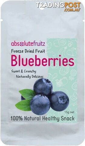 Absolutefruitz Freeze Dried Blueberry 15g - Absolutefruitz - 9334827002369