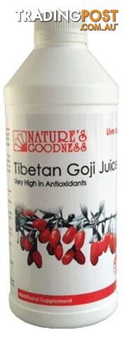 Natures Goodness Tibetan Goji Blend Juice 1L - Natures Goodness - 9311968112768