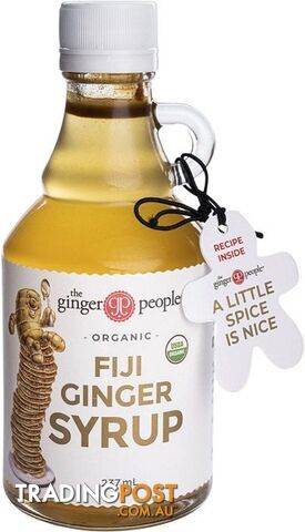 The Ginger People Fiji Ginger Syrup Organic 12x237ml - The Ginger People - 734027982703