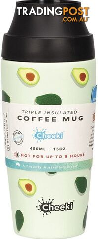 Cheeki Coffee Mug Avocado 450ml - Cheeki - 9342192006462