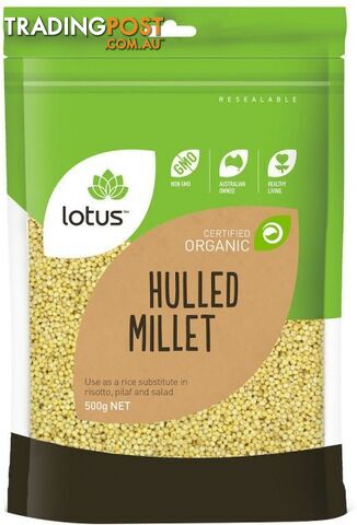 Lotus Organic Hulled Millet 500g - Lotus - 9317127638155