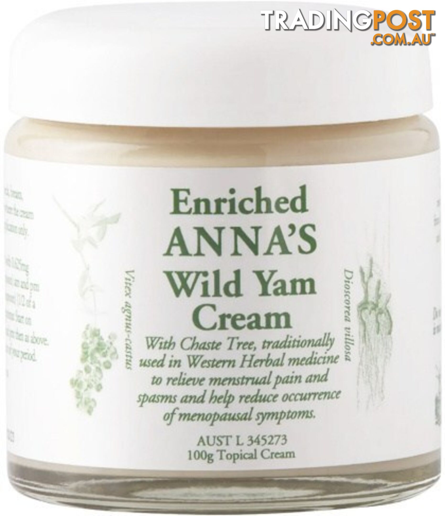 Annas Wild Yam Cream 100g - Anna's - 93460095