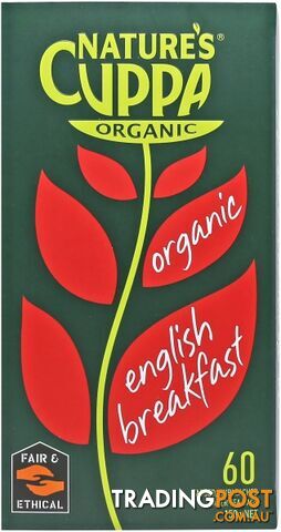 Natures Cuppa English Breakfast 60Teabags - Nature's Cuppa - 9311367000369