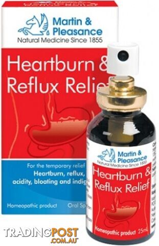 Martin & Pleasance Heartburn & Reflux Relief 25ml - Martin & Pleasance - 9324294001125