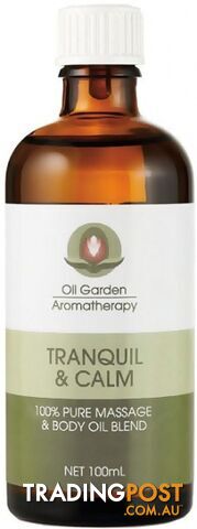 Oil Garden Tranquil & Calm Pure Body & Massage Oil Blend 100mL - Oil Garden - 9318901600023