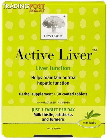 New Nordic Active Liver 30Tabs - New Nordic - 5021807617135