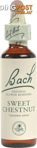 Bach Flower Sweet Chestnut 20ml - Bach Flower - 5000488103304