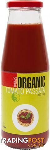 Spiral Organic Tomato Passata  700g - Spiral Foods - 9312336791202