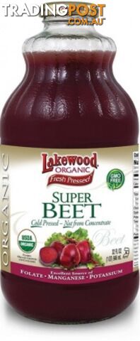 Lakewood Organic Beet Super Juice  946ml - Lakewood Pure Juices - 042608470717