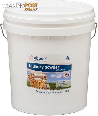 Abode Front & Top Loader ZERO Laundry Powder 15kg - Abode - 9343188001409