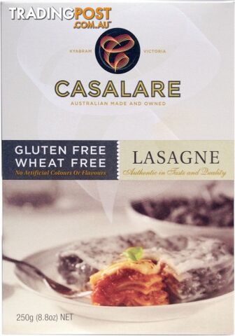 Casalare Lasagne Sheets 250g - Casalare - 9319934500007