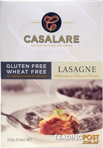 Casalare Lasagne Sheets 250g - Casalare - 9319934500007