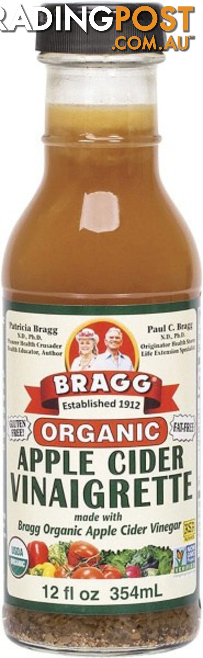 Bragg Salad Dressing Apple Cider Oil Free Vinaigrette 354ml - Bragg - 074305035128