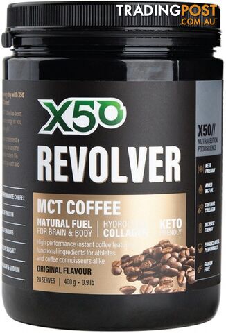 X50 Revolver MCT Coffee Mocha 20 x 20g Sachets - X50 - 9343518009914