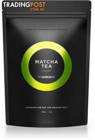 Tropeaka Organic MATCHA TEA Powder  200g Pouch - Tropeaka - 9350728000495