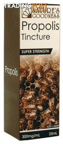 Natures Goodness Propolis Tincture Super Stength 300mg/ml 25ml - Natures Goodness - 9311968112041