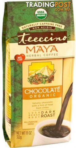 Teeccino Maca Chocolate Chicory Herbal Coffee 312g - Teeccino Caffeine Free - 795239801305