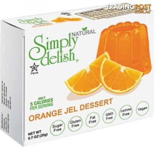 Simply Delish Orange Jelly 20g - Simply Delish - 751217901023