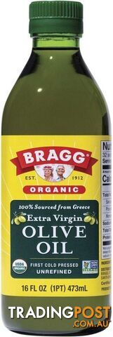 Bragg Olive Oil Extra Virgin Unrefined 473ml - Bragg - 074305020162