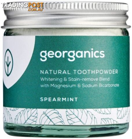 Georganics Toothpowder Spearmint 60ml - Georganics - 5060480200128