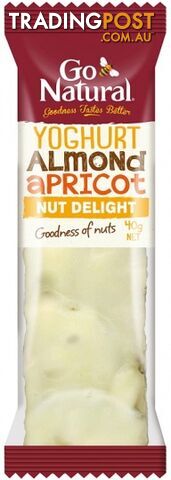 Go Natural Yoghurt Almond and Apricot Bars 16x40g - Go Natural - 93365376