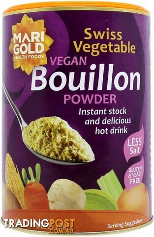 Marigold Swiss Vegetable Bouillon Powder Reduced Salt (Purple) 500g - Marigold -...