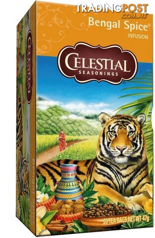Celestial Seasonings Bengal Spice Tea 20Teabags - Celestial Seasonings - 070734053283
