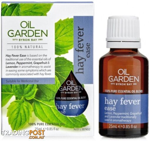 Oil Garden Medicinal Blend Hayfever 25ml - Oil Garden - 9312658913917