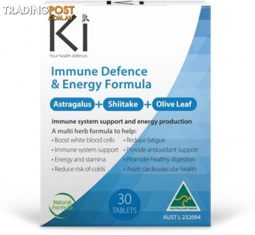 Ki Immune Defence & Energy Formula 30 tabs + Bonus 15 - Martin & Pleasance - 9328124000050