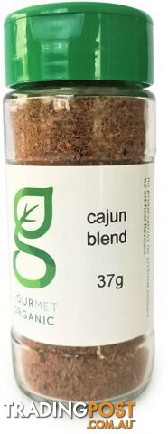 Gourmet Organic Cajun Blend Shaker 37g - Gourmet Organic Herbs - 9332974000535