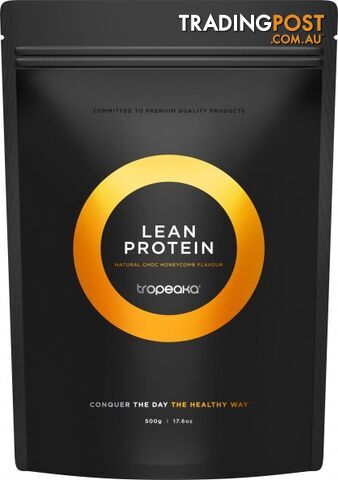 Tropeaka LEAN PROTEIN Choc Honeycomb  500g Pouch - Tropeaka - 9350728001218