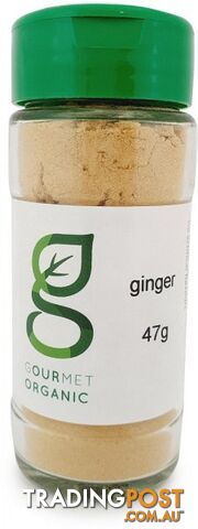 Gourmet Organic Ground Ginger Shaker 47g - Gourmet Organic Herbs - 9332974000931