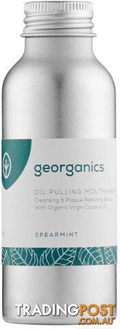 Georganics Oil Pulling Mouthwash Spearmint 100ml - Georganics - 5060480200241
